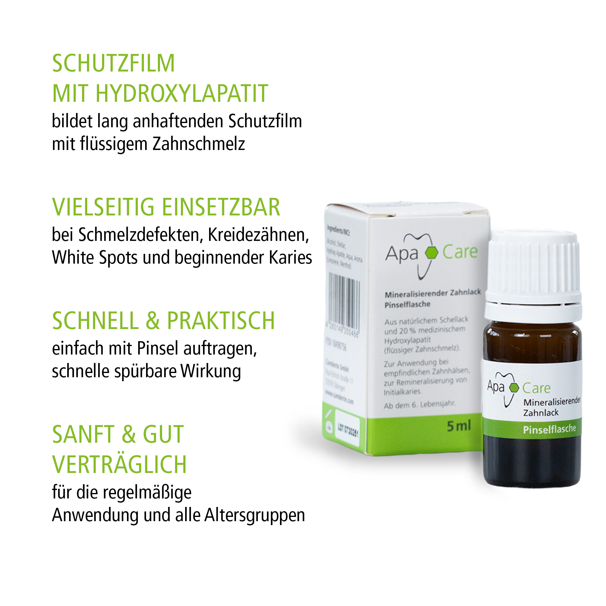 Zahnlack Pinselflasche 5ml