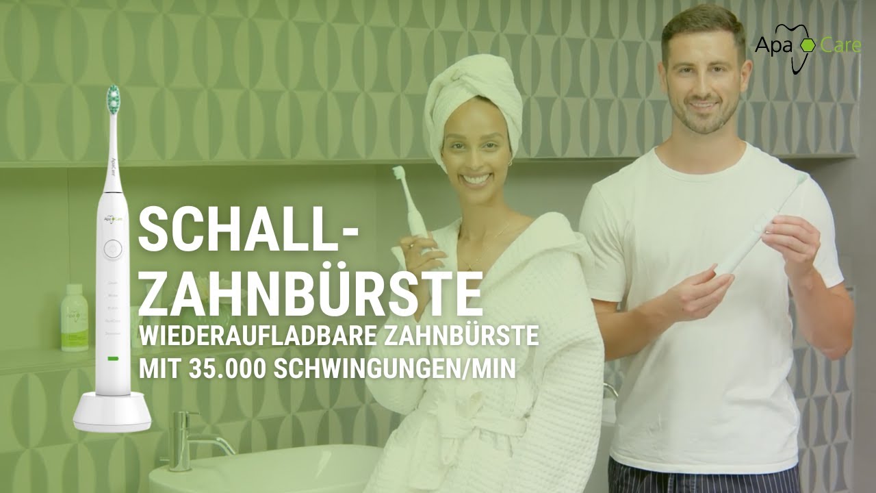 Sonic Reise-Etui für die ApaCare Sonic Zahnbürste mit 2 Ersatzbürstenhalterungen