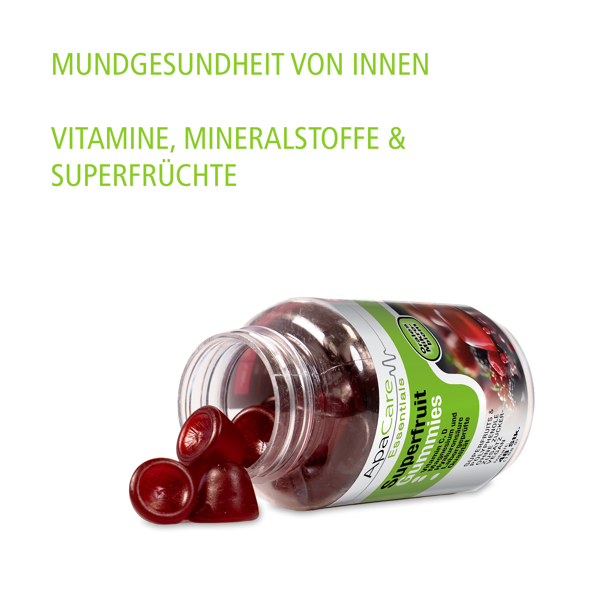 ApaCare Essentials Superfruit Gummies 168g